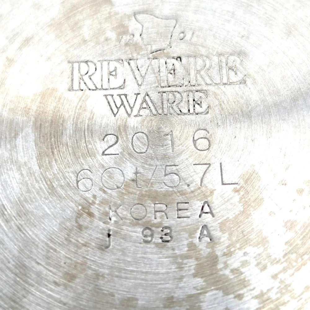 Revere Ware 6 Qt Stainless Stockpot with Lid Clinton IL USA